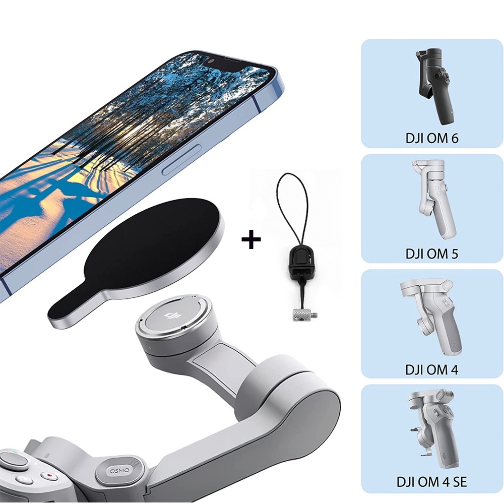 スマホアクセサリー DJI Osmo Mobile 6 INSYOO Braçadeira magnética original OM 3 para DJI Osmo Mobile 6