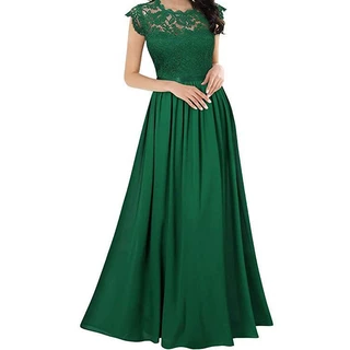 Novo produto longo vestido de festa à noite feminino/social/elegante sexy renda longo vestido de noite saia feminina LKTJ
