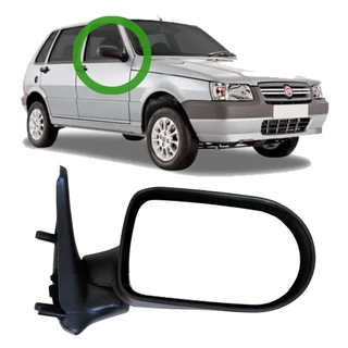 Retrovisor Uno Economy 4p 2009 2010 2011 2012 2013 Scontrole