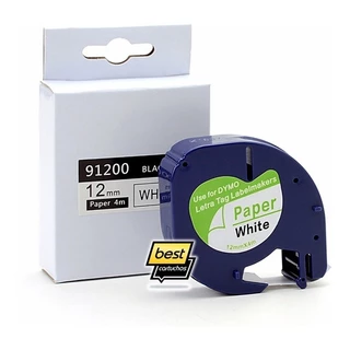 FITA ROTULADORA DYMO 12mmX4m 91200 COMPATIVEL
