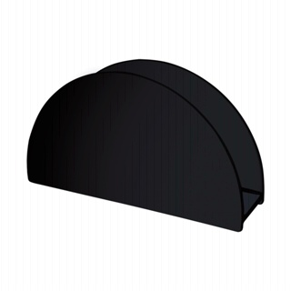 Porta Guardanapos Redondo Coza Cozy Preto