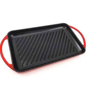 Grill Retangular Haus Concept Sauté 33,2 x 21,7 x 3 cm Vermelho