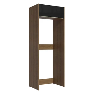 Porta Geladeira Madesa Lux 1 Porta Basculante - Rustic/Preto em Oferta na Shopee