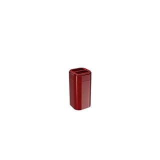 Porta Escova De Dente Coza Splash 6,5 x 6,5 x 12,7 cm Vermelho Bold