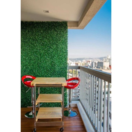 Parede de Plantas Artificiais 60x40 Verde, Verde Escuro, Verde Claro, Casa, Decoração