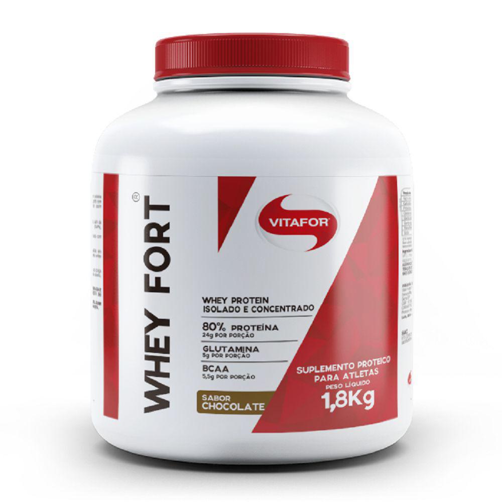 Whey Protein Vitafor Whey Fort Chocolate 1 8kg Shopee Brasil