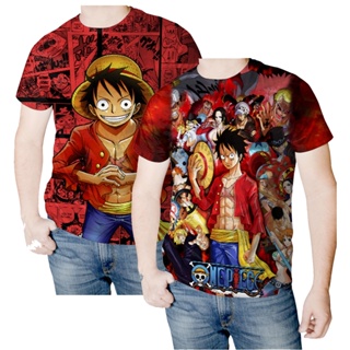 Camisa Camiseta Estampada Full 3d One Piece Monkey D. Luffy