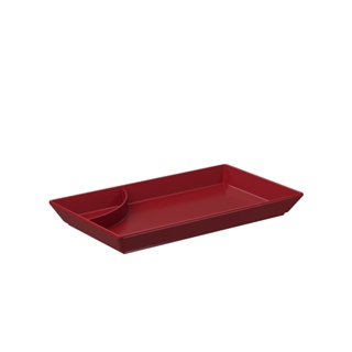 Prato Para Sushi Coza Uno 19,3 x 11,2 x 21,5 cm Vermelho Bold