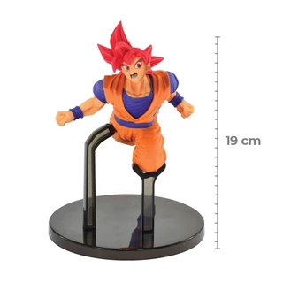 Boneco Dragon Ball Super Sayajin Goku God - Bandai 34613