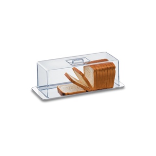 Porta Pão Rocambole E Torta Fria Brinox Atina 40 x 16 cm Aço Inox