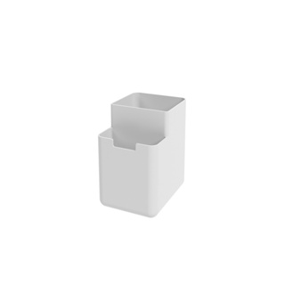 Organizador de Pia Coza Single 8 x 10,5 x 12,1 cm Branco