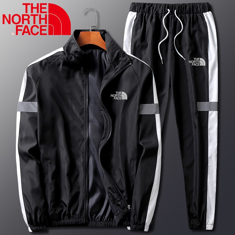 Plus Size The North Face Pants 2Pcs Ternos Esportivos Casual Homens Mulheres Inverno Casaco Cardigan Conjunto De Moda