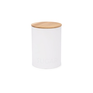 Porta Mantimentos Açúcar Canister Haus Concept 11,3 x15,3 cm Branco