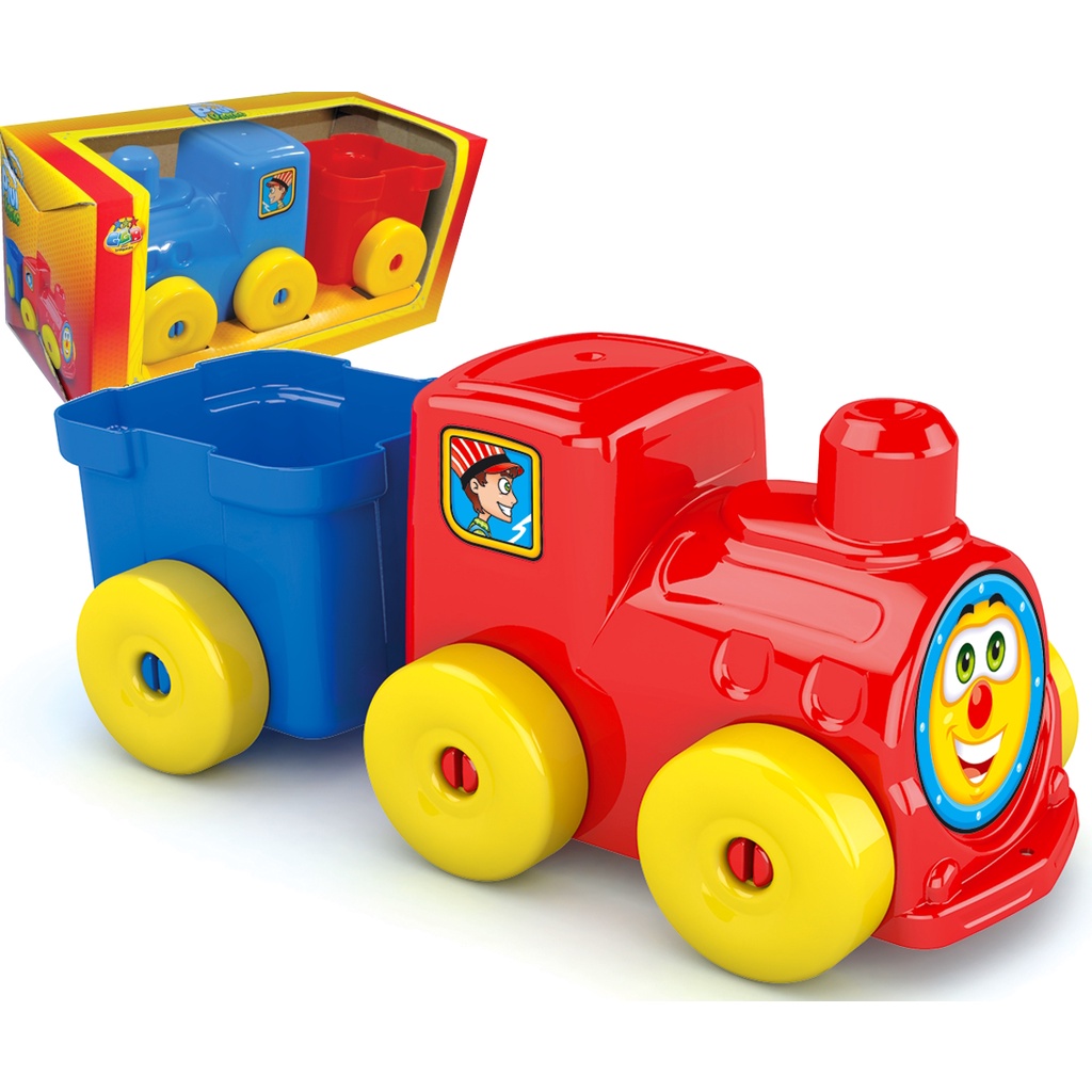 Brinquedo Educativo Carrinho Trem Trenzinho Infantil | Shopee Brasil