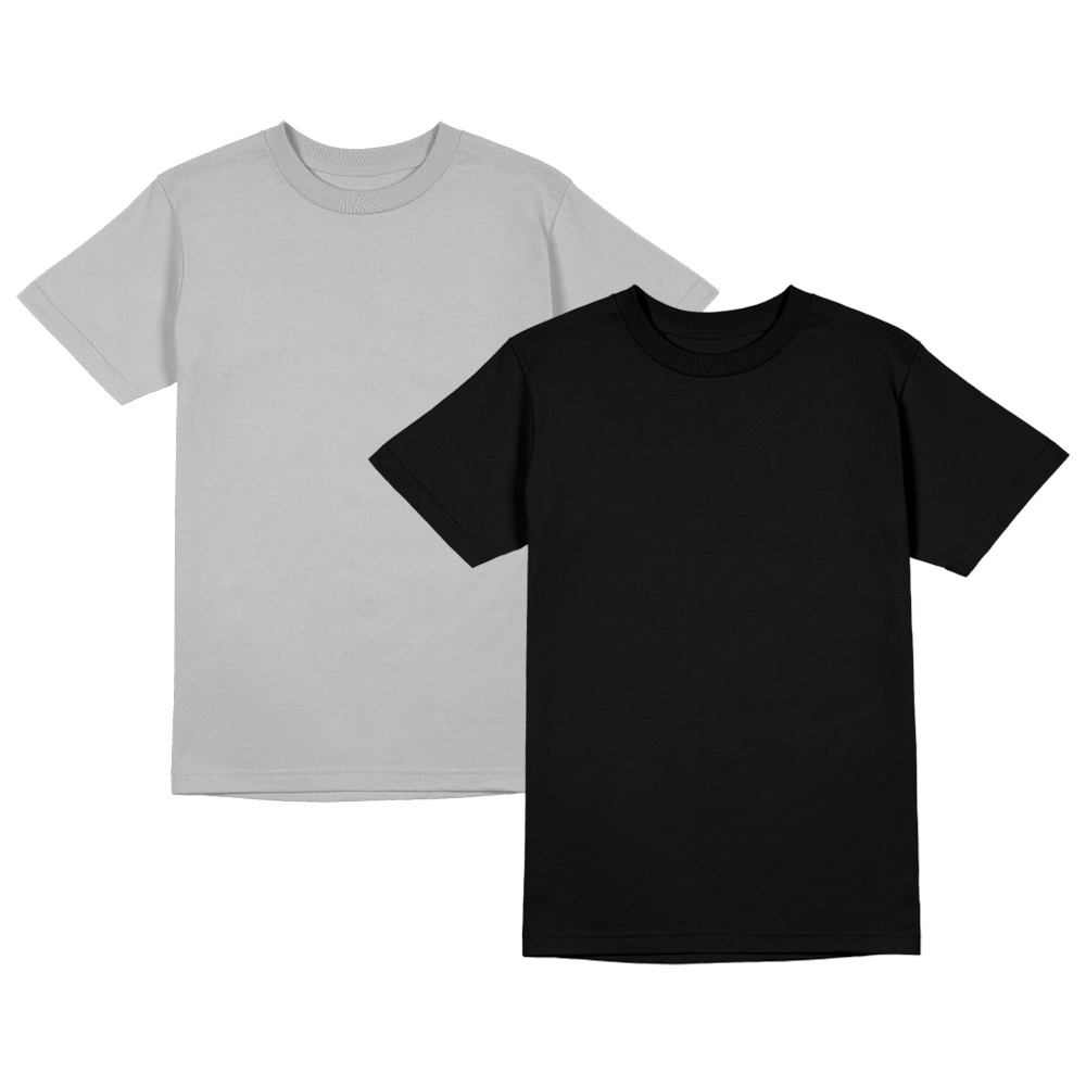 Kit 2 Camiseta Masculina Poliéster Com Toque de Algodão Camisa Blusa Treino Academia Tshrt Esporte Camisetas