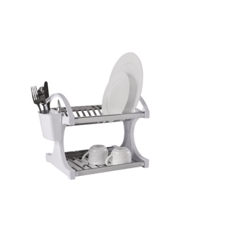 Escorredor De Louças 12 Pratos Brinox Suprema Aço Inox Branco