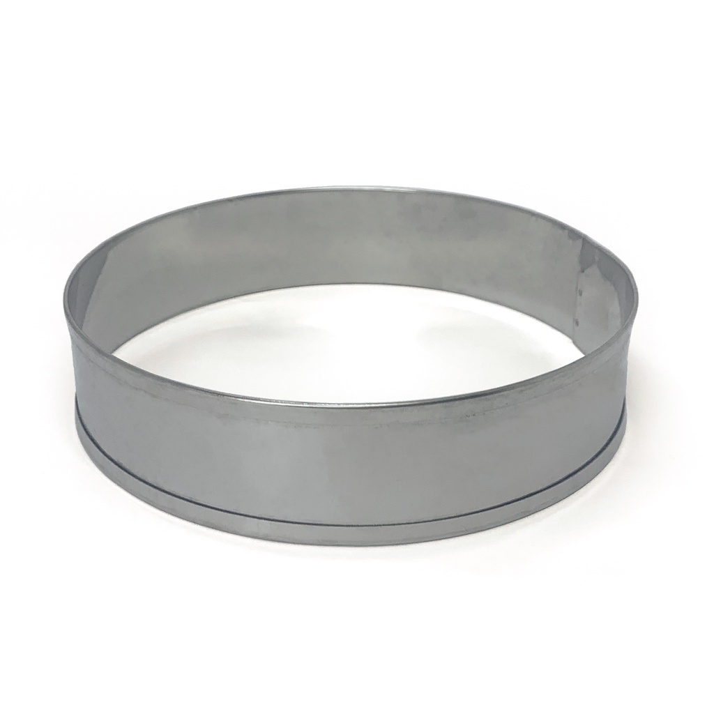Forma aro inox 16,50 cm para pão de hambúrguer bauru misto q