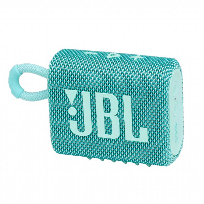 Caixa de Som Portátil Sem fio JBL GO 3.0 Bluetooth 5.1 Verde Água