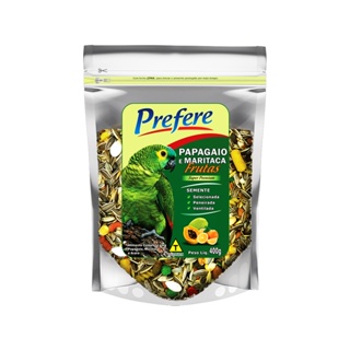 Alimento Mistura Sementes P/ Papagaio Arara Prefere 400g