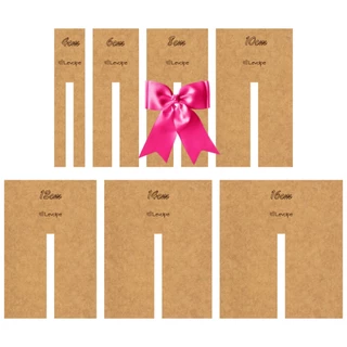 Gabaritos Laço Perfeito Em Mdf 7 Medidas 4 ao 16cm Artesanato
