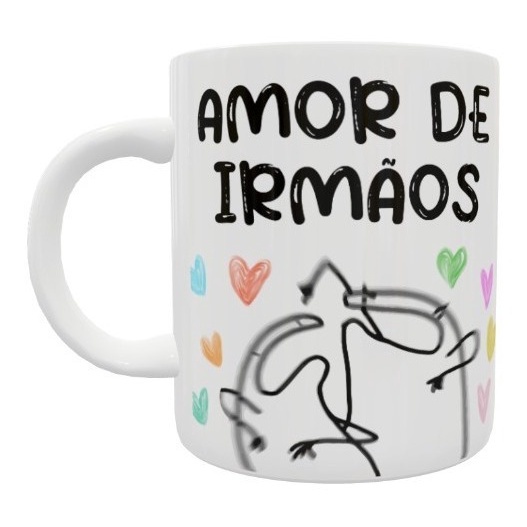 CANECA FLORK MEME (AMOR DE IRMÃOS)