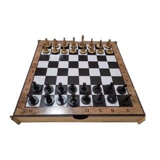 Tabuleiro de Xadrez, Snario Jogo de xadrez chinês de madeira com gaveta de  armazenamento para crianças adultos