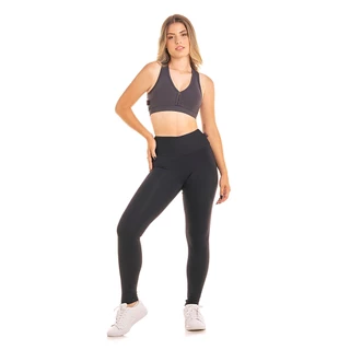 Calça Legging Feminina Peluciada Térmica AquaSul Block Winter