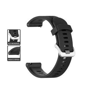 Pulseira silicone 20mm para Garmin Venu