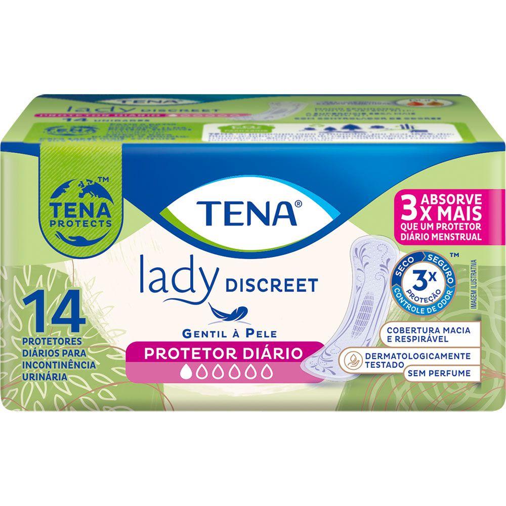 Protetor Diário Tena Lady Discreet Liner 14 Unidades