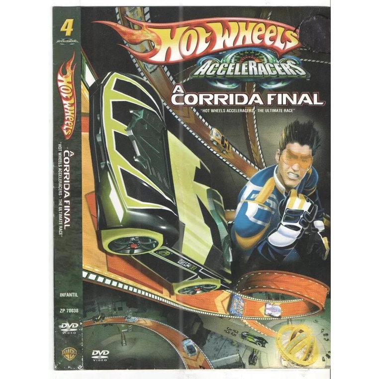 DVD Hot Wheels Acceleracers A Corrida Final WARNER Shopee Brasil