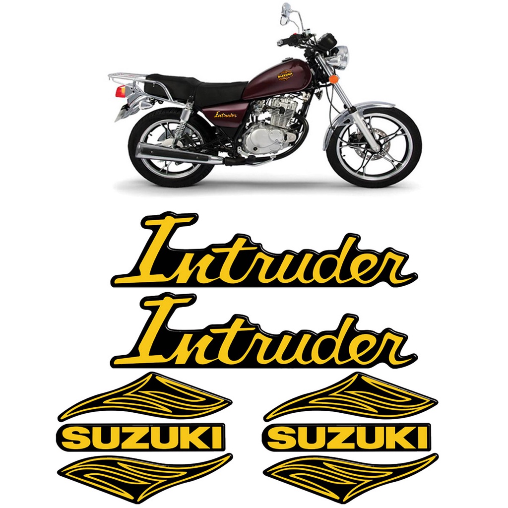 Kit Adesivos Moto Suzuki Intruder Alto Relevo Shopee Brasil