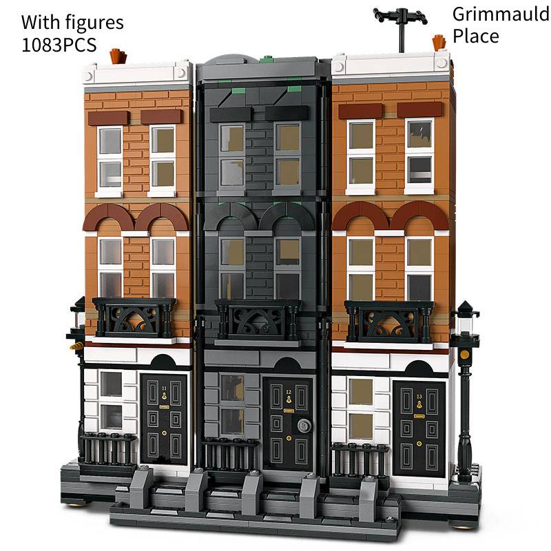 1083Pcs Lego Harry Potter 12 Grimmauld Compatível Blocos De Construção Brinquedos Para Crianças Presentes