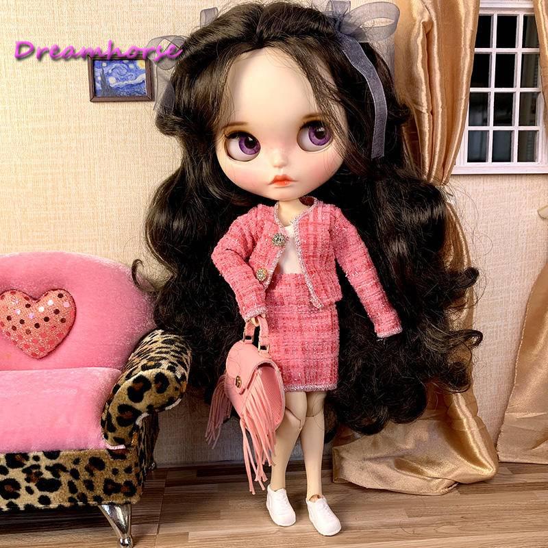 3 pecas conjunto bonecas acessorios roupa de boneca barbie bonece blythe Shopee Brasil