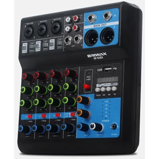 Mesa De Som Para Dj Audio Profissional 5 Canais Bluetooth