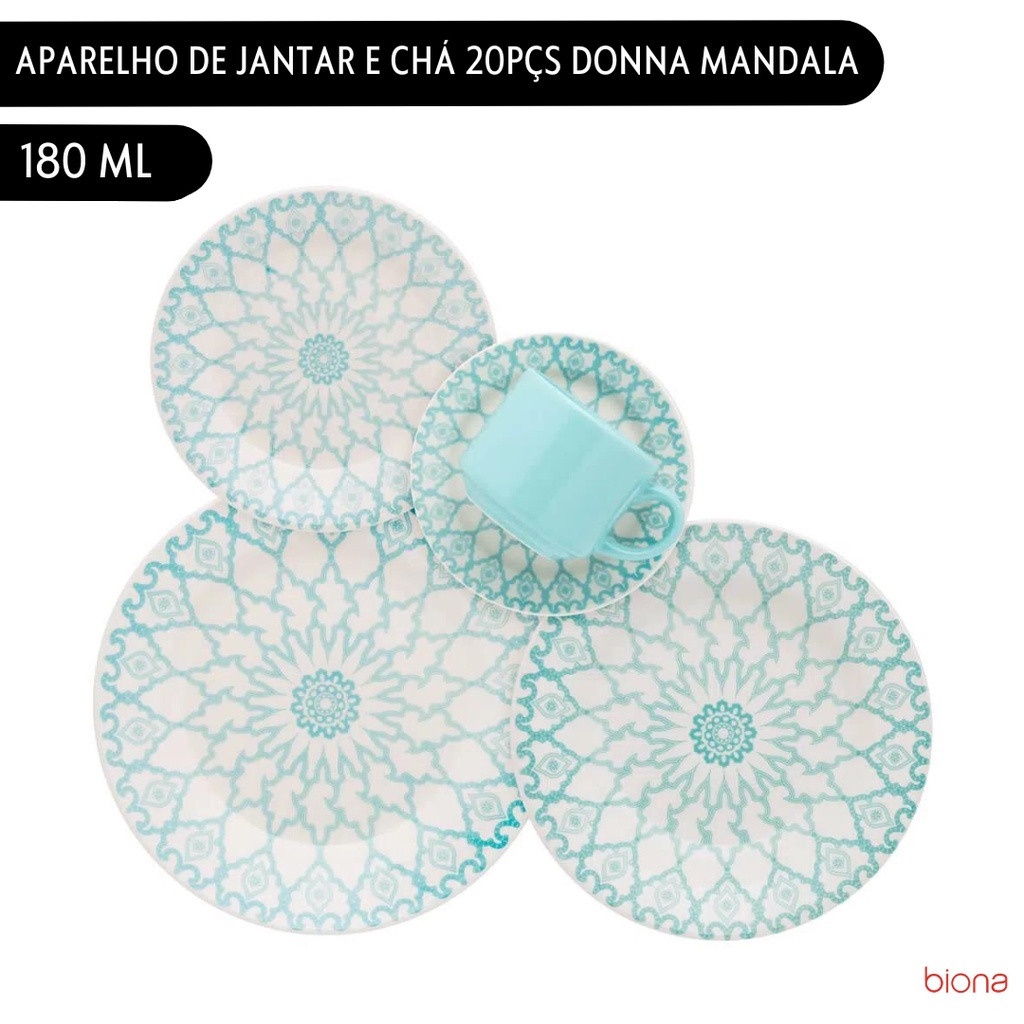 Aparelho de jantar em porcelana schmidt vitória - r$150 em Santa