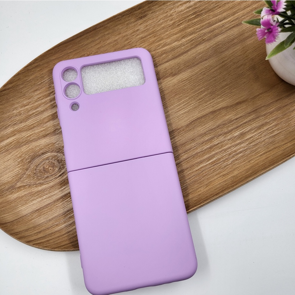 Capa Celular Silicone Flexível Proteção Câmera Aveludada Com Silicone Para Compatível Z Flip3 , Z FLip4 , Z FLIP5 YY1