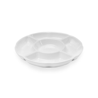 Petisqueira Haus Concept Petisc 5 Divisões Ø25 x 2,8 cm Branco