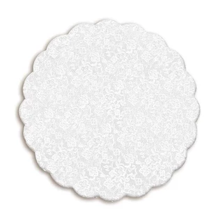 Fundo Rendado Redondo Branco Para Doces 9cm - 100 unidades - Cromus - Rizzo em Oferta na Shopee