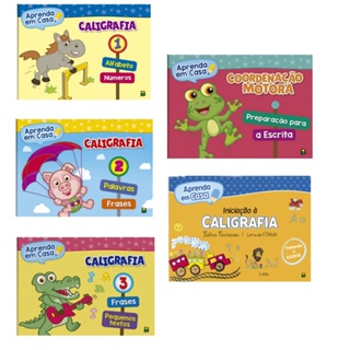 Livro Infantil Aprenda em Casa Caligráfia - Escolha o Modelo