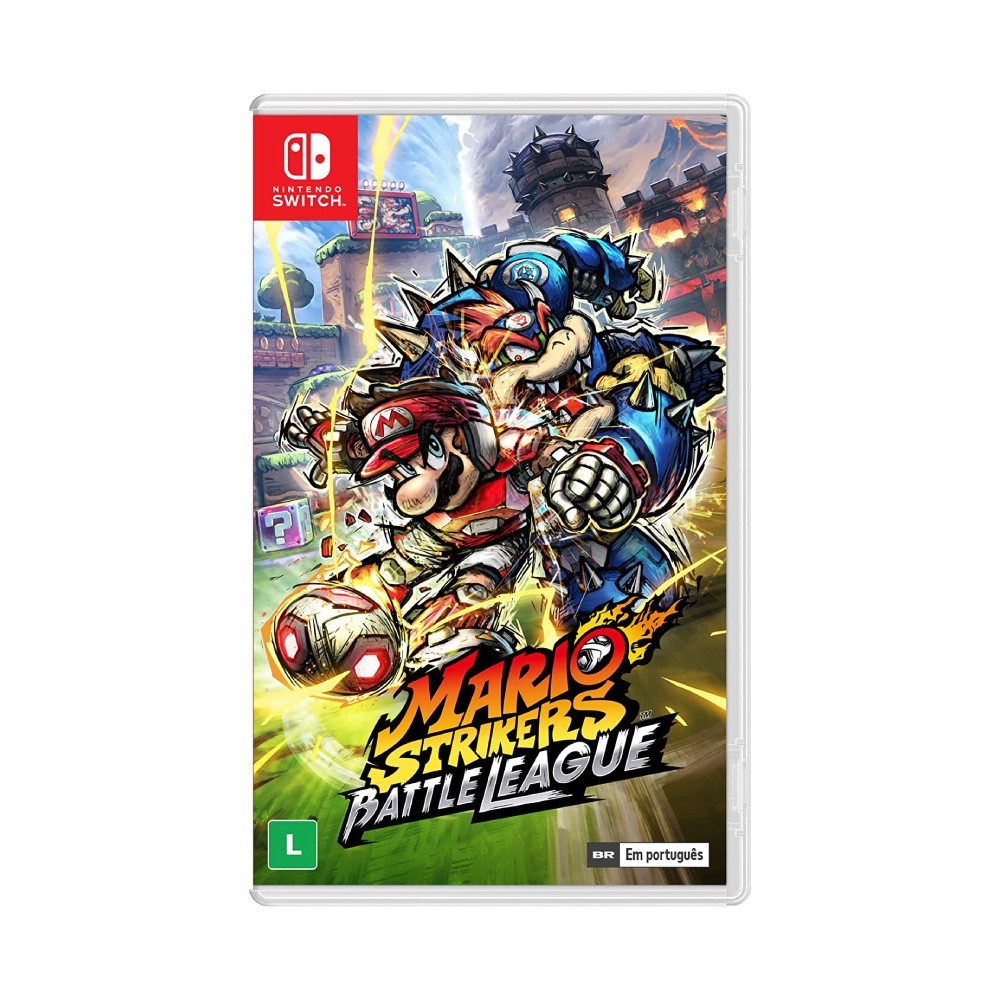 Jogo Mario Strikers: Battle League - Nintendo Switch