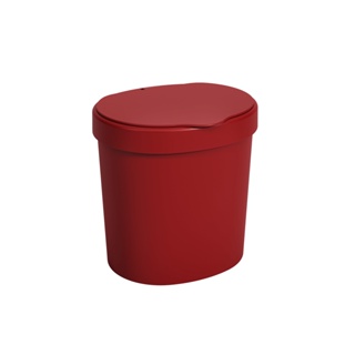 Lixeira Com Tampa Coza Basic 2,5 Litros Vermelho Bold