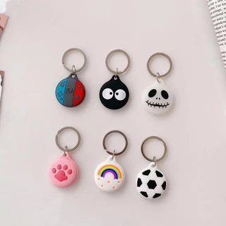 Cartoon Airtag shell Manga Protetora De silicone anti-Perda Bluetooth Localizador Sem Fio Chaveiro