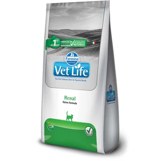 Ração Farmina Vet Life Natural Para Gatos Adultos Renal 400g