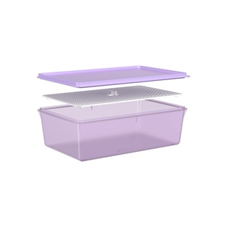 Pote Com Grade Coza Basic 4,5 Litros Lilás Lavanda
