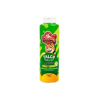Talco Vegano Banho a Seco Para Gato Refrescante 100g - Gatos