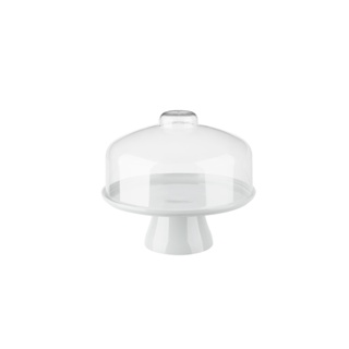 Boleira Com Cúpula Coza Cake Média Ø 25 cm Branco