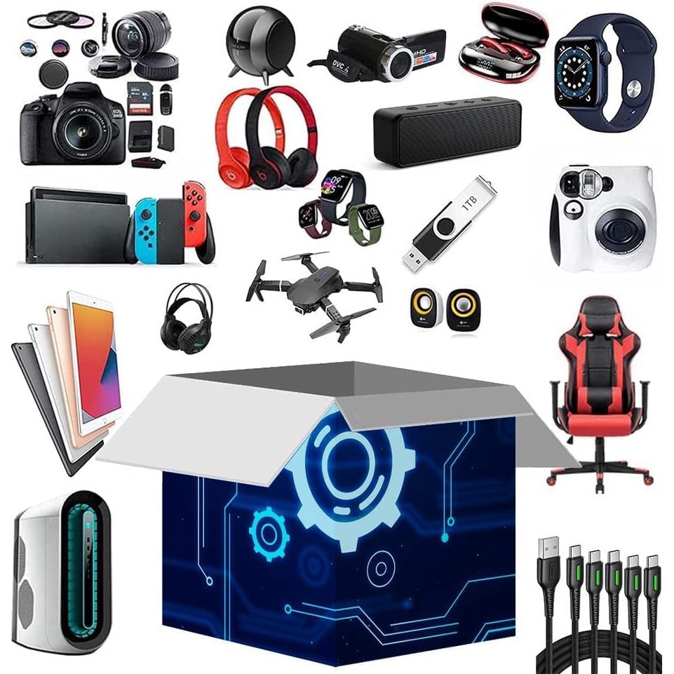 100 % Surpresa Pacotes De Presentes Da Sorte Para Produtos Eletrônicos Aleatórios , Ter A Oportunidade De Abrir : Tais Como Drones , Relógios Inteligentes , Telefone-Mais