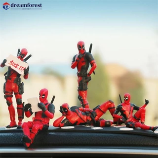 DREAMFOREST Personagem Legal Ação Deadpool Figura Modelo Ornamento Interior Do Carro Home Anime Fingurine Decoração Coleção De PVC C3G8