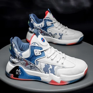 Outono Novos Sapatos Masculinos De Cano Alto Respirável Couro casual Tênis De Corrida Tendência Versátil De Basquetebol Da Moda