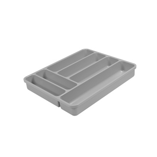 Organizador de Talheres Coza Perfect 36 x 30 x 5 cm Cinza Frio